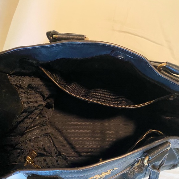 Prada Midnight Blue Leather Handbag - Picture 5 of 8